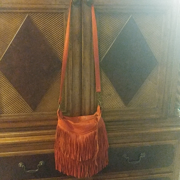 14X Handbags - Coral Custom fringe purse